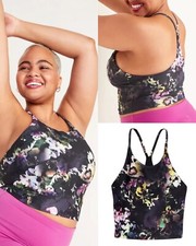 Old Navy Women  s Light Support PowerSoft Longline Sports Bra Size XS XXL 2X 30