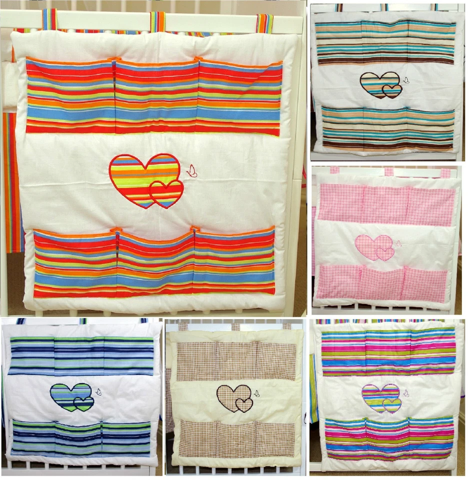 BABY'S COMFORT HERZEN SCHÖNES KINDERBETT ORDENTLICH / ORGANISER VIELE FARBEN!!!