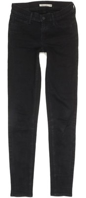 Levi's 710 Super Damen Jeans schwarz Skinny Slim Stretch W26 L30 (96515)