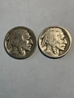 1924 P and 1925 P Buffalo Nickel Lot of 2