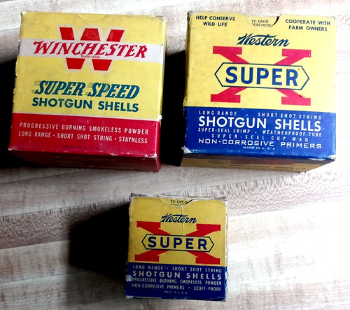 3 - Winchester  Shot Shell Boxes, two 16 Ga.  and one .410 Gauge   EMPTY