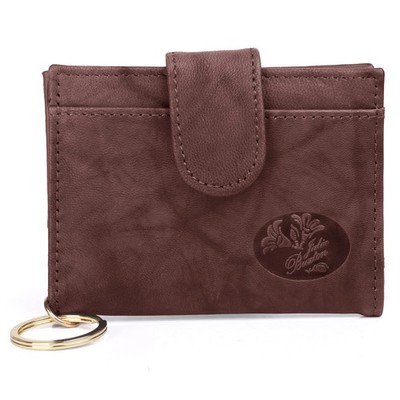 Julia Buxton Heiress Pik-Me-Up¬Æ Tab Card Case Mahogany