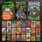 Cartoon RAT FINK Vintage Characters Tin Metal Signs Home Décor 8x12