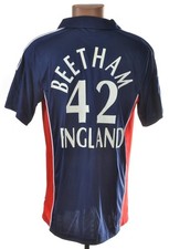 ENGLAND 2008 CRICKET SHIRT JERSEY ADIDAS SIZE L ADULT 42 BEETHAM
