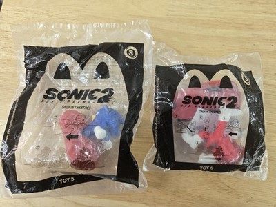 2022 Mcdonalds Toys Sonic The Hedgehog 2 #3 Sonic & #5 Knuckles