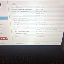 Lenovo ThinkPad 20TD003KUS i5-1135G7 16GB 512GB SSD 14" Black Laptop 2025