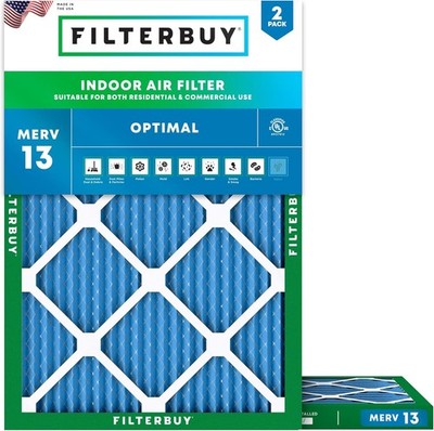 Filterbuy 5x22x1 MERV 13 Air Filter Replacement HVAC Furnace