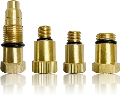 #ad Compression Tester Spark Plug Adapters 4PCS Engine Diagnostic Tool Set $14.98