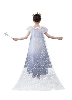 hawee princess dress HAWEE Princess Elsa Dress Queen Halloween Costume Cosplay Elsa Dress Up
