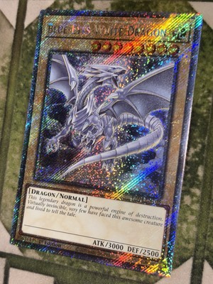 YuGiOh BLUE-EYES WHITE DRAGON Platinum Secret Rare RA04 EN108 | eBay