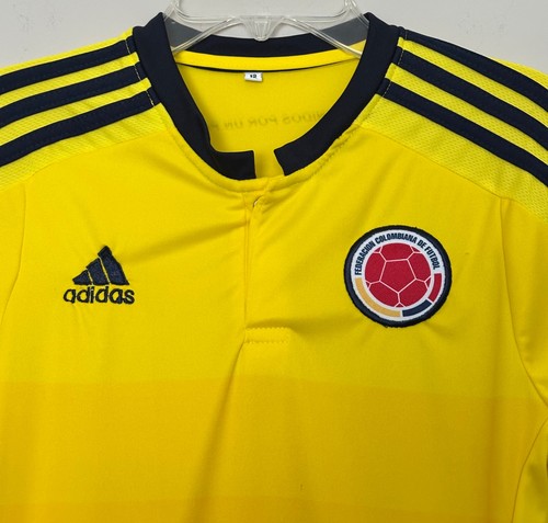 Camiseta de fútbol Colombia juvenil talla mediana (12) camiseta amarilla niños niños fútbol - Imagen 2 de 8
