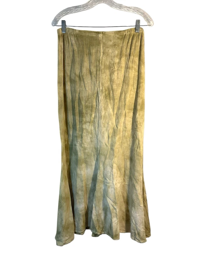 Oh My Gauze! Damas Maxi Falda 1 XS Amarillo Trompeta Larga Cápsula Lagonlook Boho Foto 2 de 4