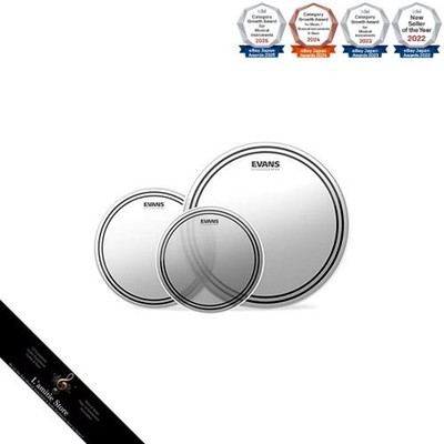 EVANS EC2S Frosted Standard Tom Pack Drum Headset (for 2012 2013 and 2016