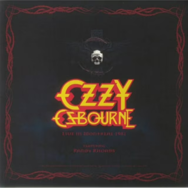 Ozzy Osbourne – Live in Montreal 1981 Featuring Randy Rhoads LP 12