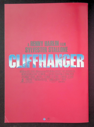Cliffhanger Japan LaserDisc 1993 Sylvester Stallone LD + Movie Booklet - Picture 18 of 18
