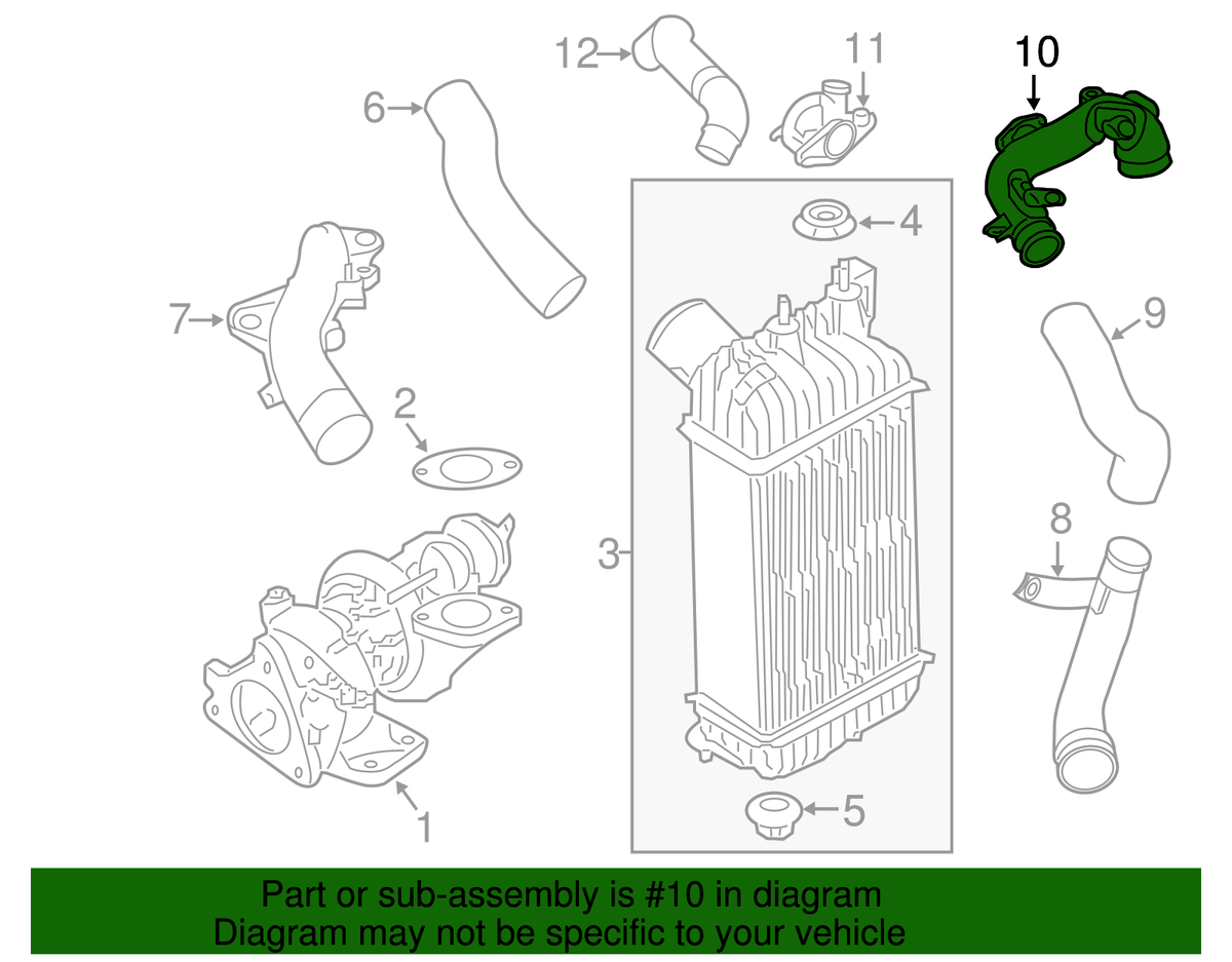 Nissan 144601KC0C Genuine OEM Factory Original Inlet for Nissan 144601KC0C Genuine OEM Factory Original Inlet for
