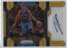 2016-17 Panini Prizm Auto Gold Prizm 2/10 Tobias Harris #40 Auto 1ap2