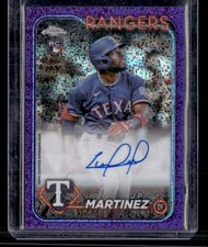 2024 Topps Chrome #RA-JP J.P. Martinez Autograph Purple Speckle Refractor SN,AU