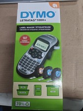 DYMO Portable Printer Handheld Label Maker Black Silver Letratag 100H New