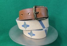 CEDARBROOK golf BELT sz 34 beige Doc Murphy USA Cedar Brook