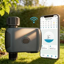 SMART WATER TIMER for GARDEN HOSE WiFi ENABLED VOICE CONTROL AUTOMATIC SPRINKLER