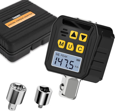 1/2  Drive Digital Torque Adapter, 7.38-147.5 Ft-Lb/10-200 Nm Digital Torque Wre