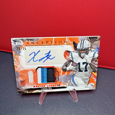 2024 Topps Inception Xavier Legette Panthers Tri-color Patch Autograph /35