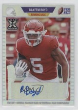 2021 Leaf Pro Set Metal 1989 Silver Rainbow 7/20 Rakeem Boyd #PA-RB1 Auto 0bt4