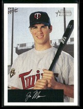 2002 Bowman Heritage #238 Joe Mauer RC Black Box Variation SP