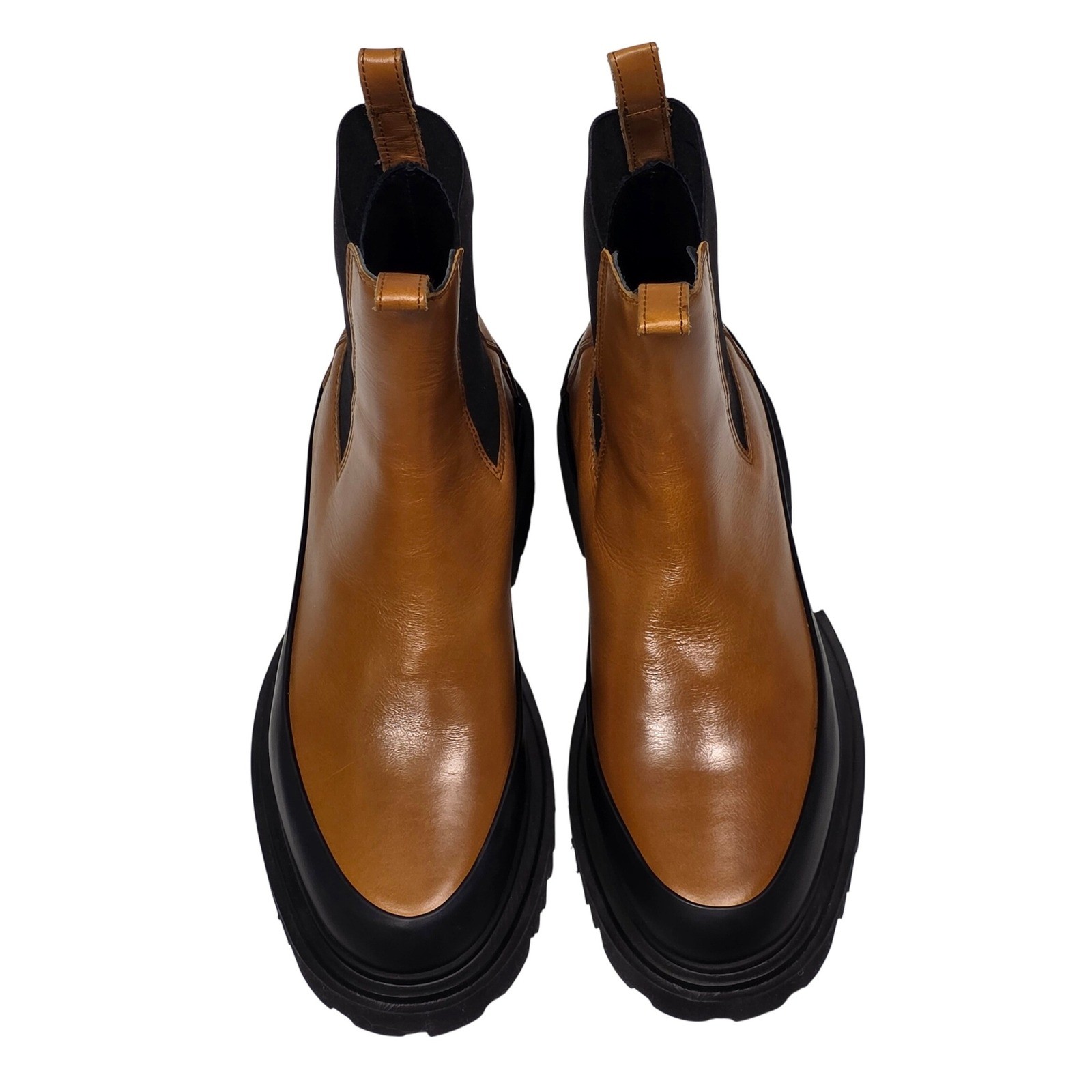 SAOLA Stivaletti Chelsea AllSaints Harlee in pelle taglia EU 37 US 7 suola a strappo nuovi senza scatola