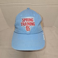 '47 Brand Clean Up Lt Blue St. Louis Cardinals Spring Training Hat Adj StrapEuc 
