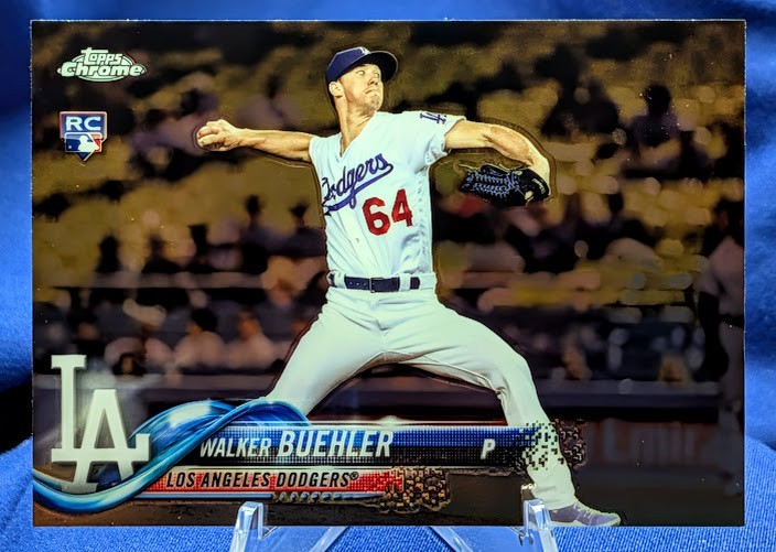 ~ Walker Buehler 2018 Topps Chrome Sepia Refractor #71 RC