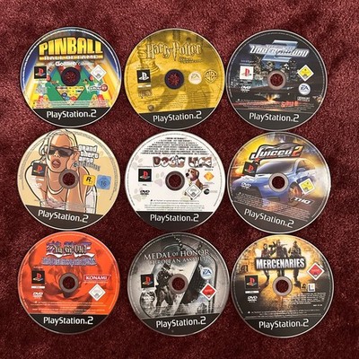 PS2 Spielesammlung Playstation 2 Spiele Konvolut Bundle - Nur Disk - 26 Spiele