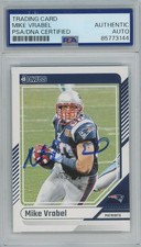 Mike Vrabel 2024 Donruss Patriots PSA/DNA Signed Auto Autographed