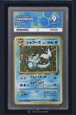 Vaporeon No.134 Jungle 1997 Holo - Japanese Vintage - Ace Mint 9 Graded POP 11!!