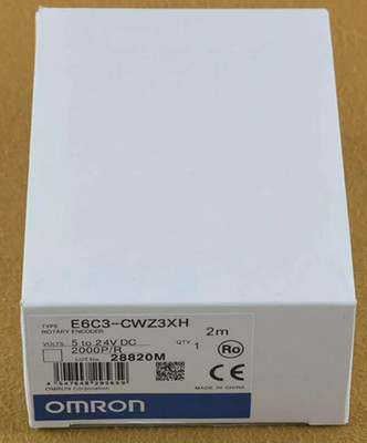 One Brand New Omron E6C3-CWZ3XH 2000P/R 2M Incremental Rotary Encoder