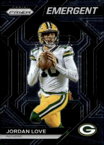 Jordan Love [Silver] #H-3 2023 Panini Prizm Emergent card