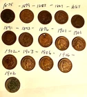 Fifteen United States Indian Head Pennies  ( as found  )