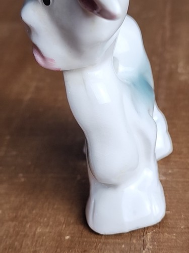 Statuina vintage miniatura mucca porcellana Giappone - Foto 19 di 24