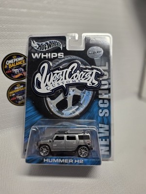 Hot Wheels Hummer H2 silber - West Coast Customs Whips - Real Riders 1/30000