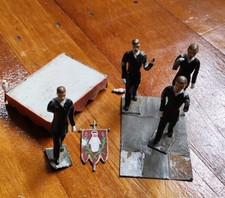 CBG Mignot Religious Procession Group – Lead Figures, Banner & Platform – Poor