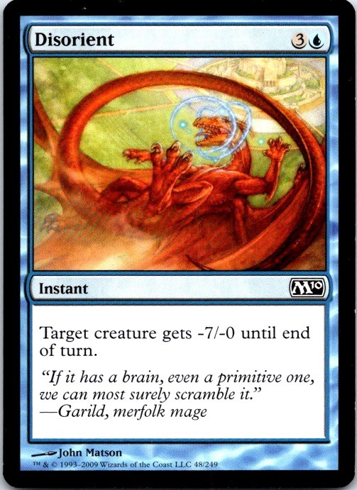 Magic 2010 (M10) Disorient #48 Magic English MTG LP 
