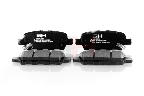 GH Bremsbelagsatz, Scheibenbremse GH-412642 Passend FüR Nissan-image