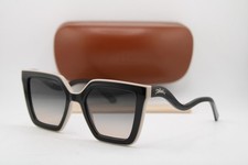 NEW LONGCHAMP LO792S 001 BLACK CREAM AUTHENTIC SUNGLASSES 53-20