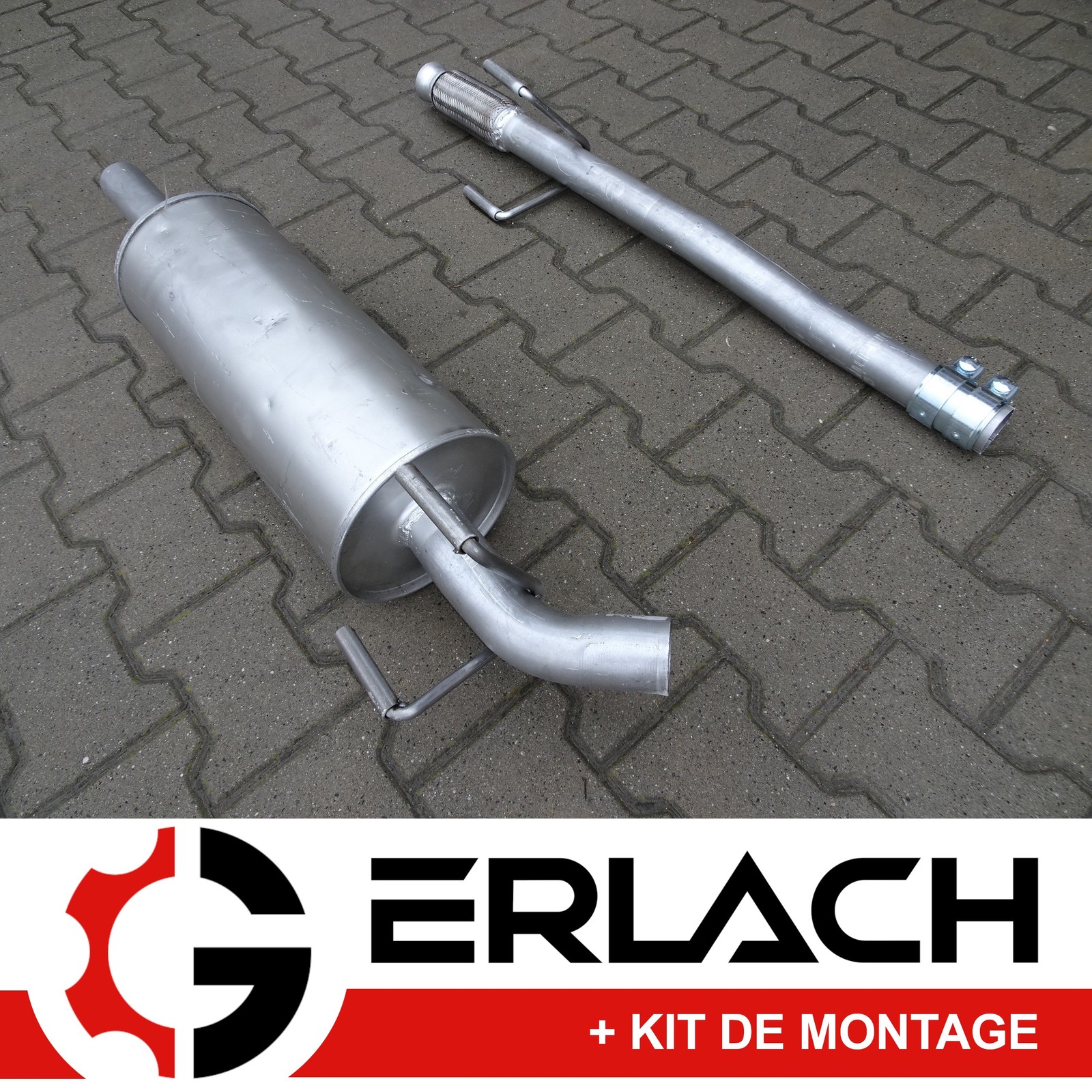 Silencieux intermédiaire pour VW Crafter 30-35 30-50 2.5 TDI