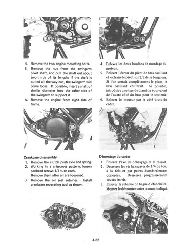 YAMAHA Workshop Manual IT175 J 1982 Maintenance Service & Repair IT175J - Picture 5 of 6
