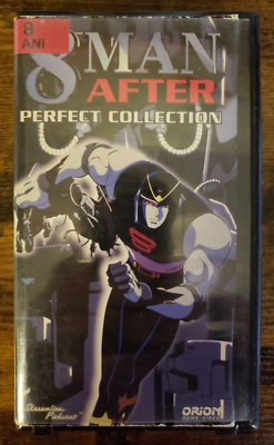 Vtg 1993 8 Man After Perfect Collection Clamshell Case Anime VHS