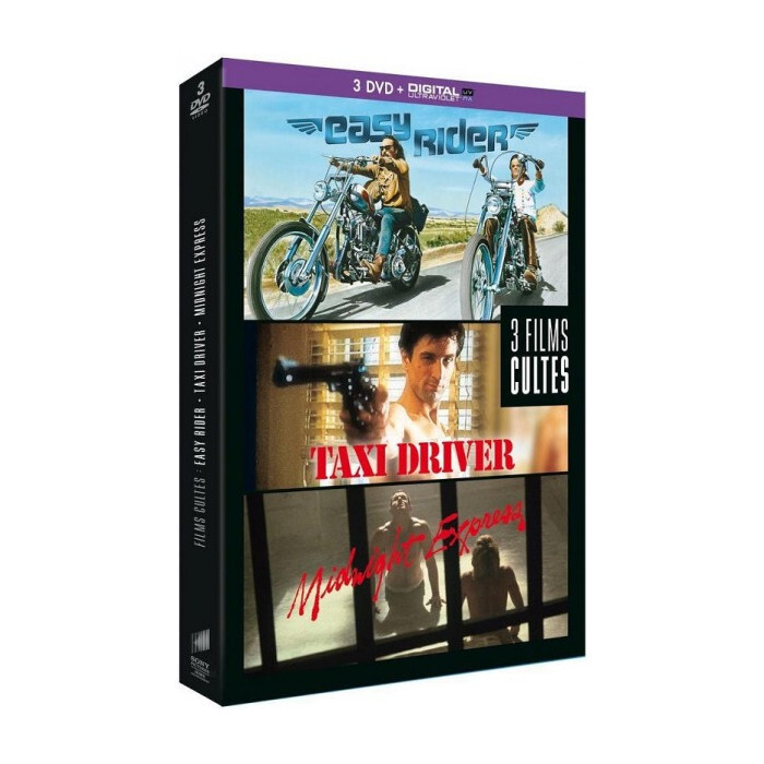 Easy Rider + Taxi Driver + Midnight Express COFANETTO DVD NUOVO