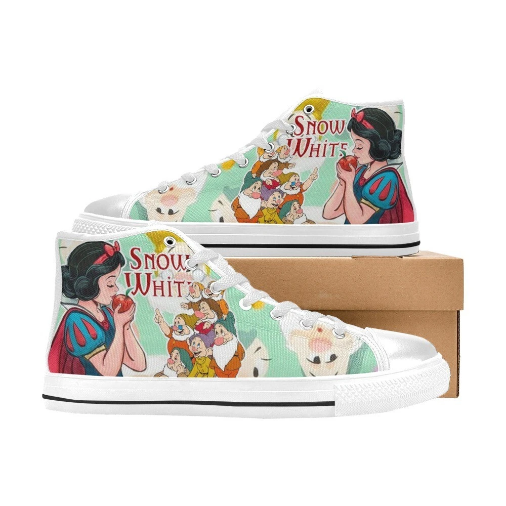 Snow White High Top Shoes Sneakers