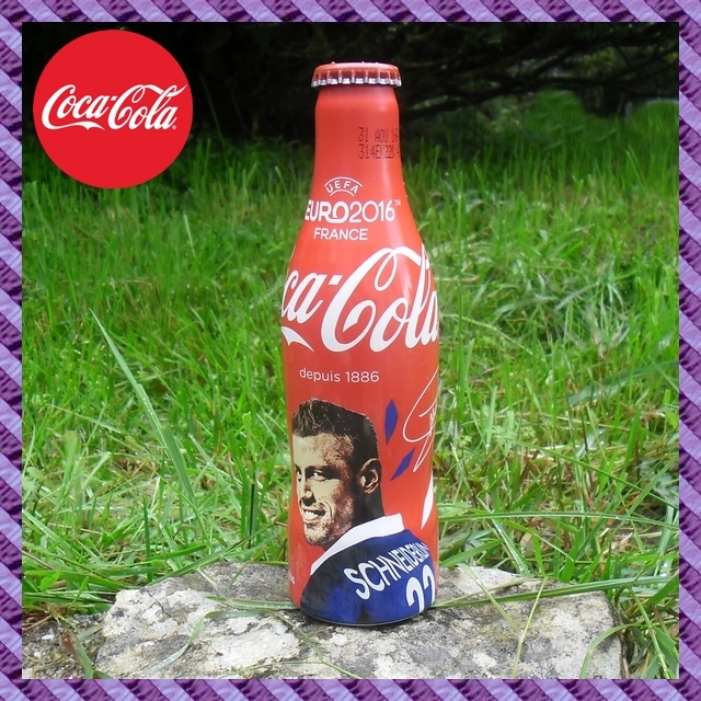 1 Botella De Coca-Cola De Aluminio " Morgan Schneiderlin - 22 " Euro 2016